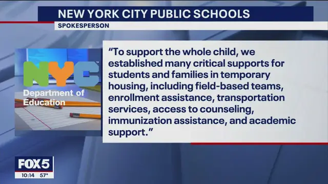 'Video thumbnail for Record number of NYC students faced homelessness last school year, report finds'