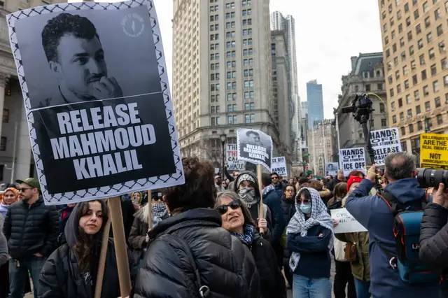 'Video thumbnail for Mahmoud Khalil case: US judge to rule on deportation of Palestinian'