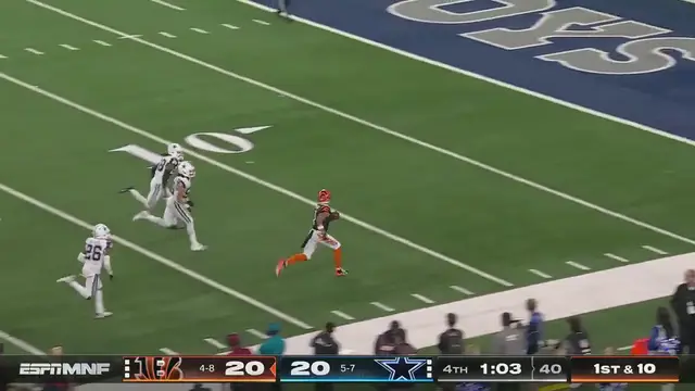 Video thumbnail for Ja'Marr Chase 40-Yard-Touchdown