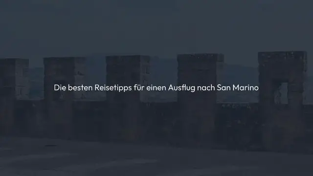 Video thumbnail for San Marino: Sehenswürdigkeiten & Tipps für den charmanten Zwergstaat