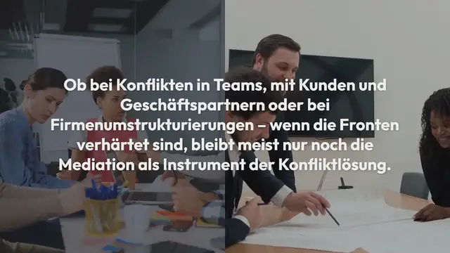 Video thumbnail for Mediation: Wie Sie Konflikte besser lösen