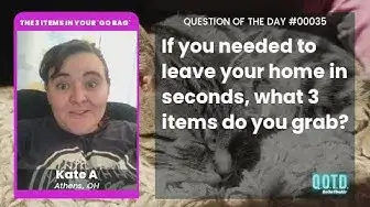 Video thumbnail for A family heirloom and a plant, and Kate's ready to leave. Packing light!