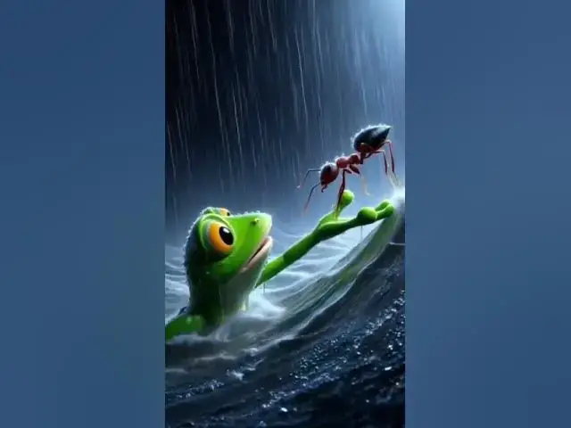 Video thumbnail for "Frog and Ant's Friendship Ended in a Tragic Flood | #Shorts"