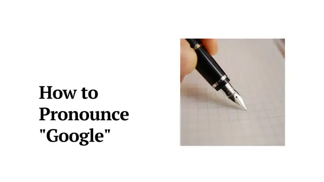 Video thumbnail for How to pronounce Google HowToPronounce