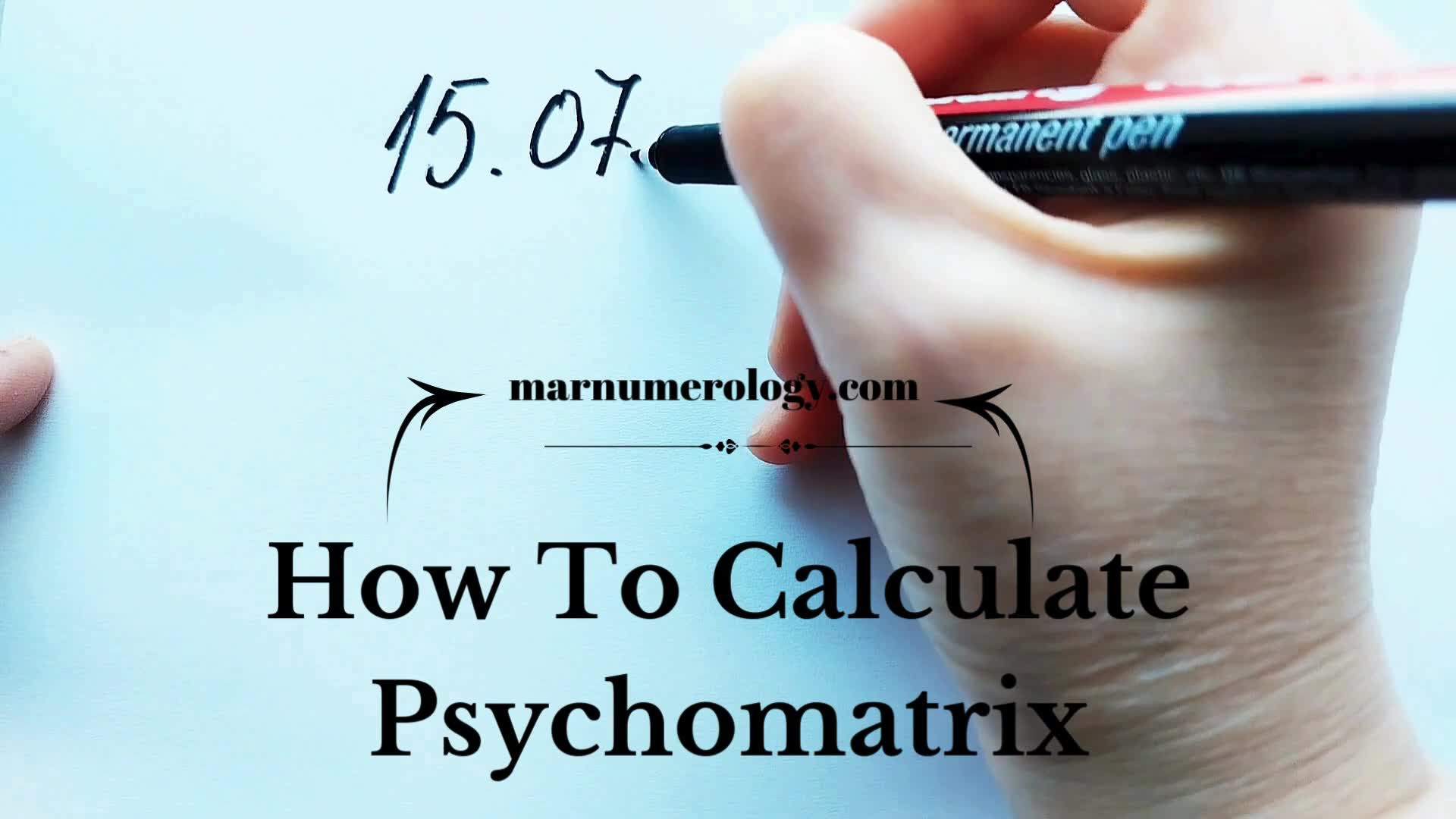 Video thumbnail for How to Calculate Psychomatrix In Numerology