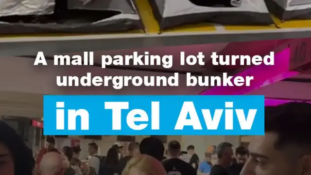 Video thumbnail for A mall parking lot turned underground bunker in Tel Aviv