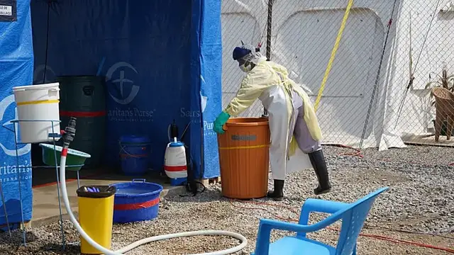 Video thumbnail for Africa CDC urges U.S. to lift Uganda Ebola travel restrictions