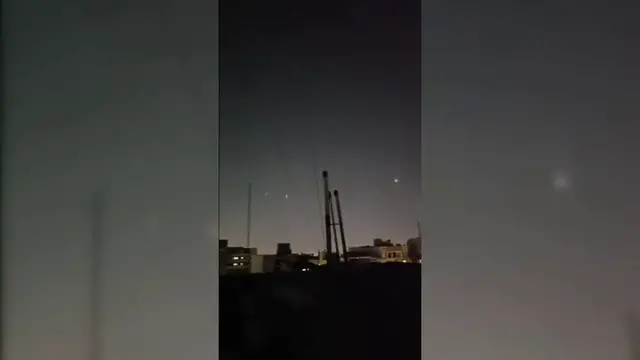 Video thumbnail for Iran: Iranian Air Defences Activated Over Capital.