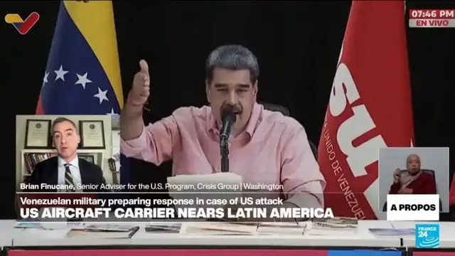 Video thumbnail for Trump's rhetoric against Venezuela 'cloaks a regime-change programme', expert says