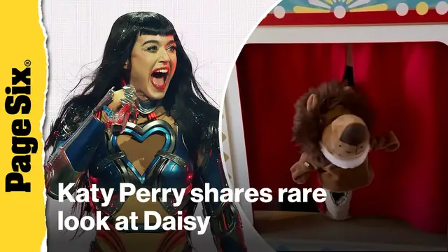 'Video thumbnail for Katy Perry shares rare look at daughter Daisy, 4, in behind-the-scenes snaps from tour'