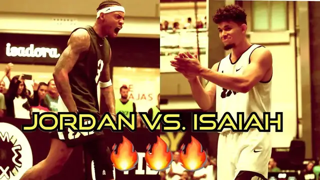 'Video thumbnail for Dunk Contest: Isaiah Rivera Vs. Jordan Southerland Vs. Michael Purdie'