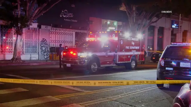Video thumbnail for US, Los Angeles: Downtown LA Man Shot Chaos Erupts.