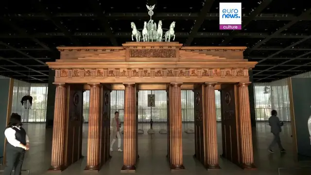 Video thumbnail for Hitler, horses and pigeons: Maurizio Cattelan explores power and darkness in Berlin exhibition