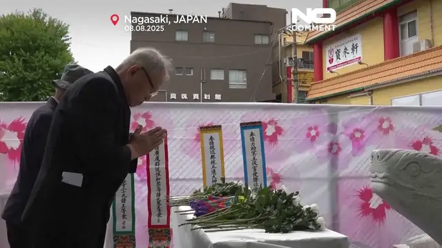 'Video thumbnail for Nagasaki ceremony remembers Koreans killed in atomic bombing'