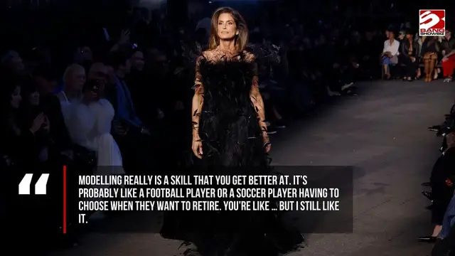Video thumbnail for Cindy Crawford lifts the lid on her retirement plans