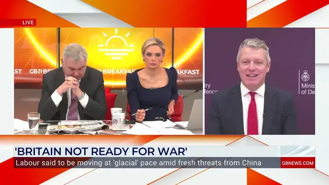 Video thumbnail for WATCH: Defence minister issues alert on widespread China spying threat