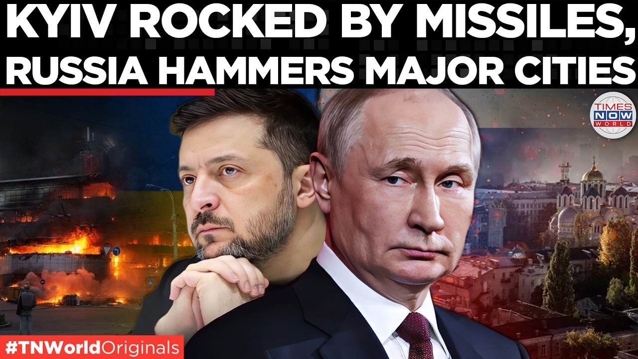 Video thumbnail for KYIV UNDER SIEGE: Putin's 'Systematic Strikes' Begin, Pounds Dnipro And Kharkiv | Times Now World