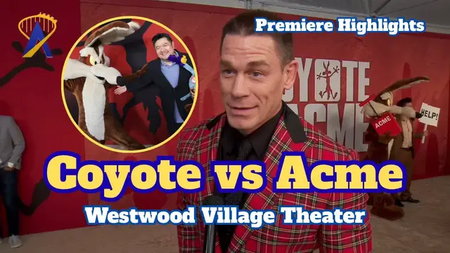 Video thumbnail for HIGHLIGHTS John Cena and Eric Bauza at the Coyote vs Acme LA Premiere!