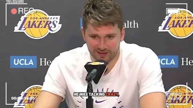 Video thumbnail for Warriors’ Yaxel Lendeborg ‘lost all respect’ for Luka Doncic after what he saw in opener
