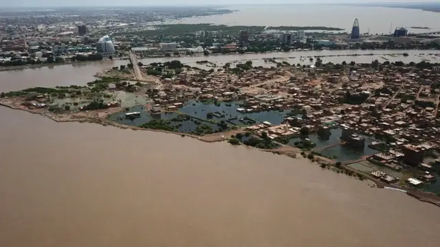 'Video thumbnail for Sudan flooding: The Nile's rising water levels affecting towns'