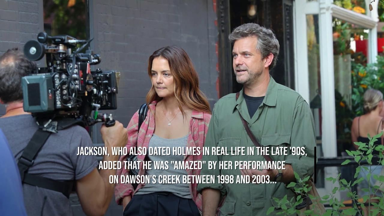 Video thumbnail for Joshua Jackson 'amazed' watching Katie Holmes direct Happy Hours.