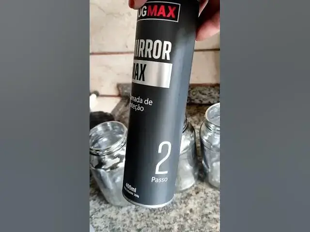 Video thumbnail for Como fazer vasos de vidro com efeito espelho