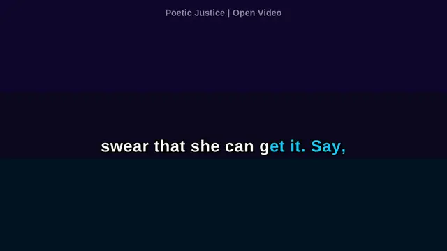Video thumbnail for (Karaoke w/ Lyrics) Poetic Justice