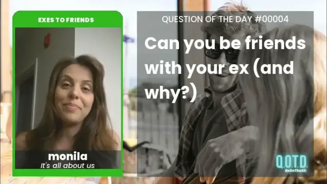 Video thumbnail for monila says, with work, you can befriend your ex!