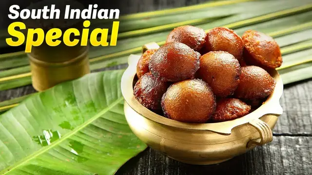 'Video thumbnail for 3 South Indian Dessert Recipes | Sweet Paniyaram, Coconut Barfi & Salted Caramel Payasam'