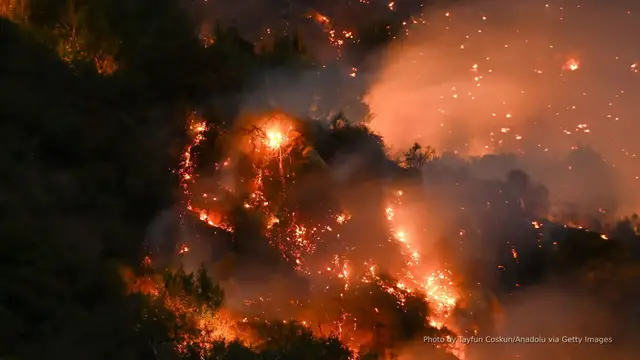 'Video thumbnail for DOJ sues utility company SoCal Edison over deadly California wildfires'