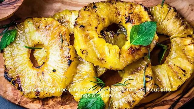 Video thumbnail for Brown Sugar Grilled Pineapple Recipe