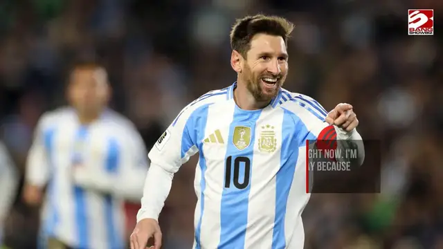 Video thumbnail for Lionel Messi ‘at peace’ as he caps his Argentina career with a goal