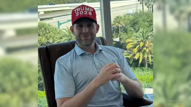 'Video thumbnail for New ‘Trump 2028’ merchandise fuels controversy, speculation'
