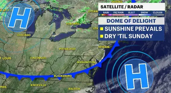 Video thumbnail for Stellar weather through Saturday, then showers show up for Sunday