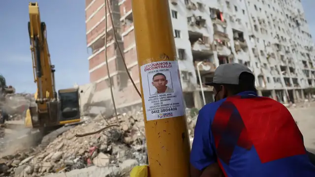 Video thumbnail for Venezuelans dig through earthquake rubble as anger grows over slow govt response