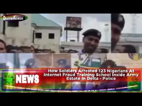 Video thumbnail for How Soldiers Arrested 123 Nigerians At Internet Fraud Training School Inside Army Estate In Delta...