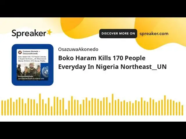 Video thumbnail for Boko Haram Kills 170 People Everyday In Nigeria Northeast__UN