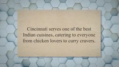 'Video thumbnail for Cincinnati's Top 10 Indian Restaurants'