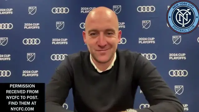 Video thumbnail for NYCFC MLS Playoffs: Penalty Kicks & Post-Game Interview