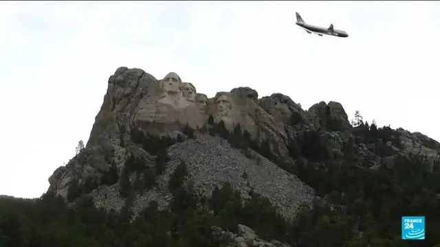 Video thumbnail for Trump marks US 250th celebration with speech and Mount Rushmore flyover