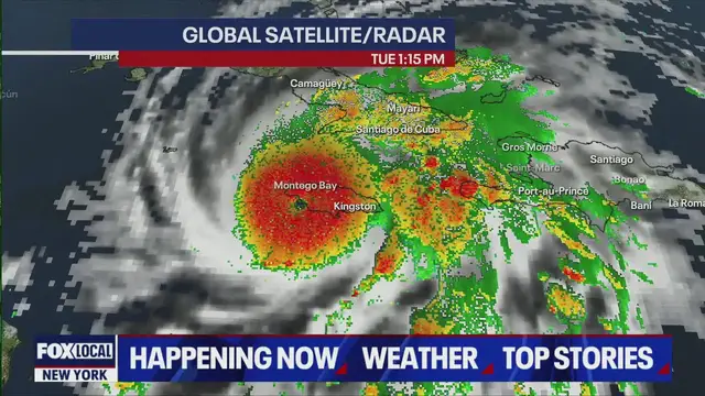 'Video thumbnail for Hurricane Melissa latest with Liv Johnson, Audrey Puente'