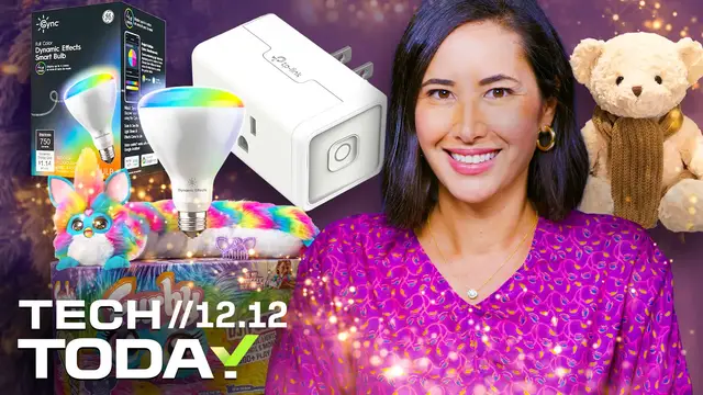 Video thumbnail for Give Gadgets for a Smarter Home, Shoppers Use AI This Season, and Tech Toys for Kids | Tech Today