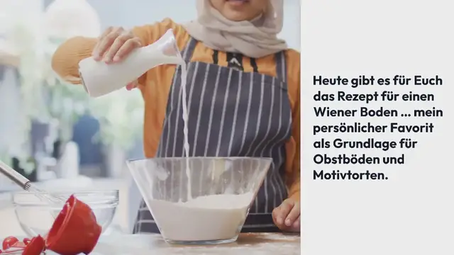 Video thumbnail for Wiener Boden – Basic Für Obstboden Und Motivtorten
