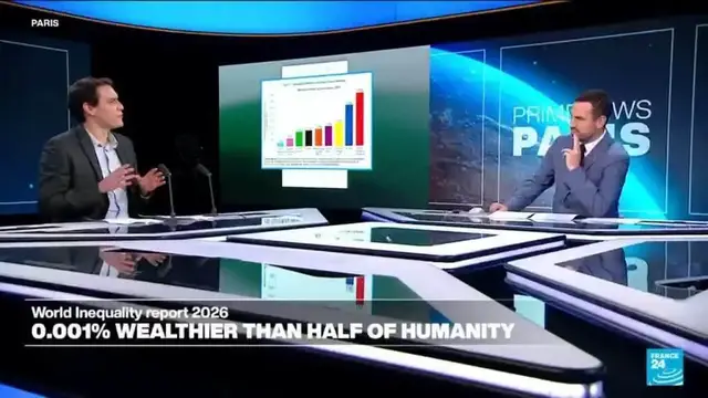 Video thumbnail for 'A population that fits in a stadium owns three times more wealth than half of humanity combined'