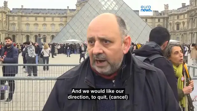 Video thumbnail for Louvre museum to remain closed Wednesday as strike over working conditions continues
