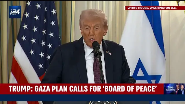 Video thumbnail for Trump: Gaza plan calls for 'board of peace'