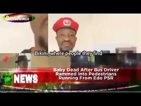 Video thumbnail for Baby Dead After Bus Driver Rammed Into Pedestrians Running From Edo PSR