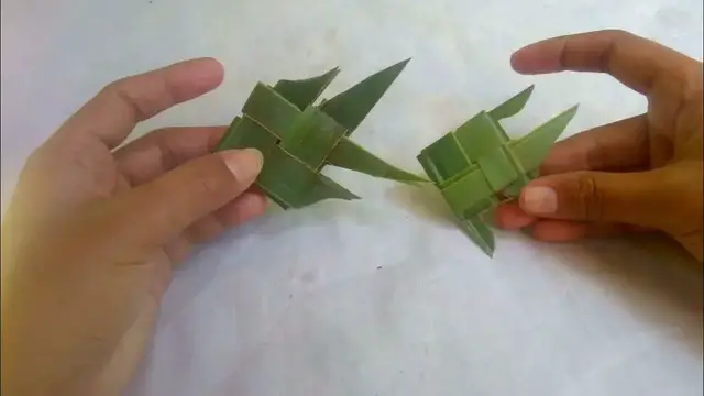 Video thumbnail for coconut leaves craft ideas | leaves craft ideas | craft ideas