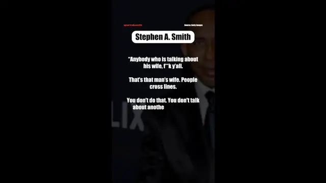 Video thumbnail for Stephen A. Smith RIPS Giannis Antetokounmpo Trolls for Targeting His Wife