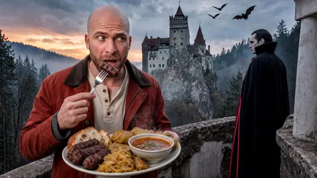 Video thumbnail for Dracula's Castle Is Real? Eating Through Brasov, Transylvania!